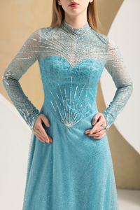 Stunning Elsa-Inspired Grown with Detachable Cape (#Elsa) - Dream Dresses by P.M.N.