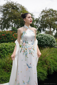 Cheongsam-Inspired Ao Dai | Vietnamese Bridal Dress (#LIEU) - Dream Dresses by P.M.N.