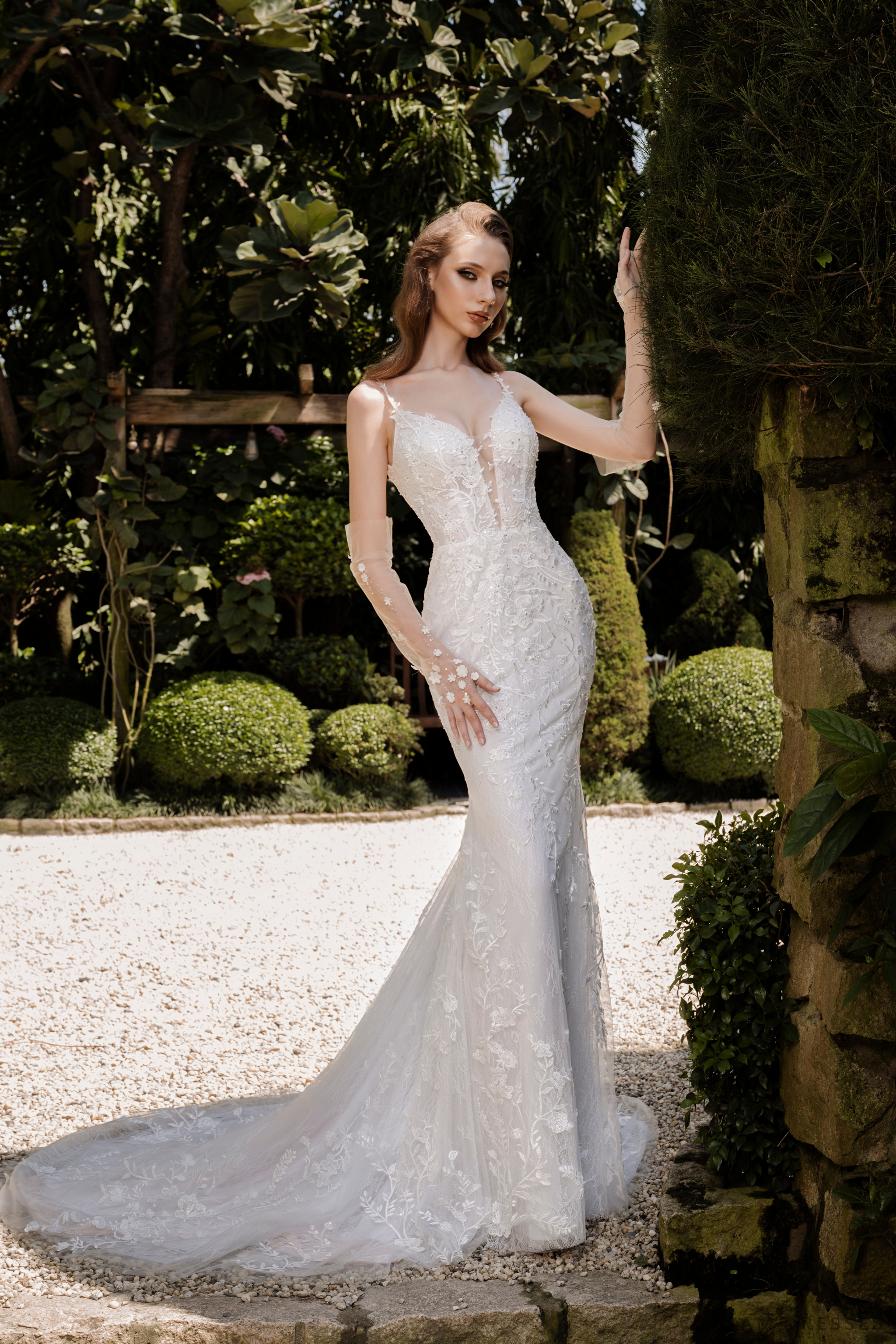 Detachable Sleeves for Wedding Dress - Eulalie Detachable Sleeves for Wedding Dress - Eulalie