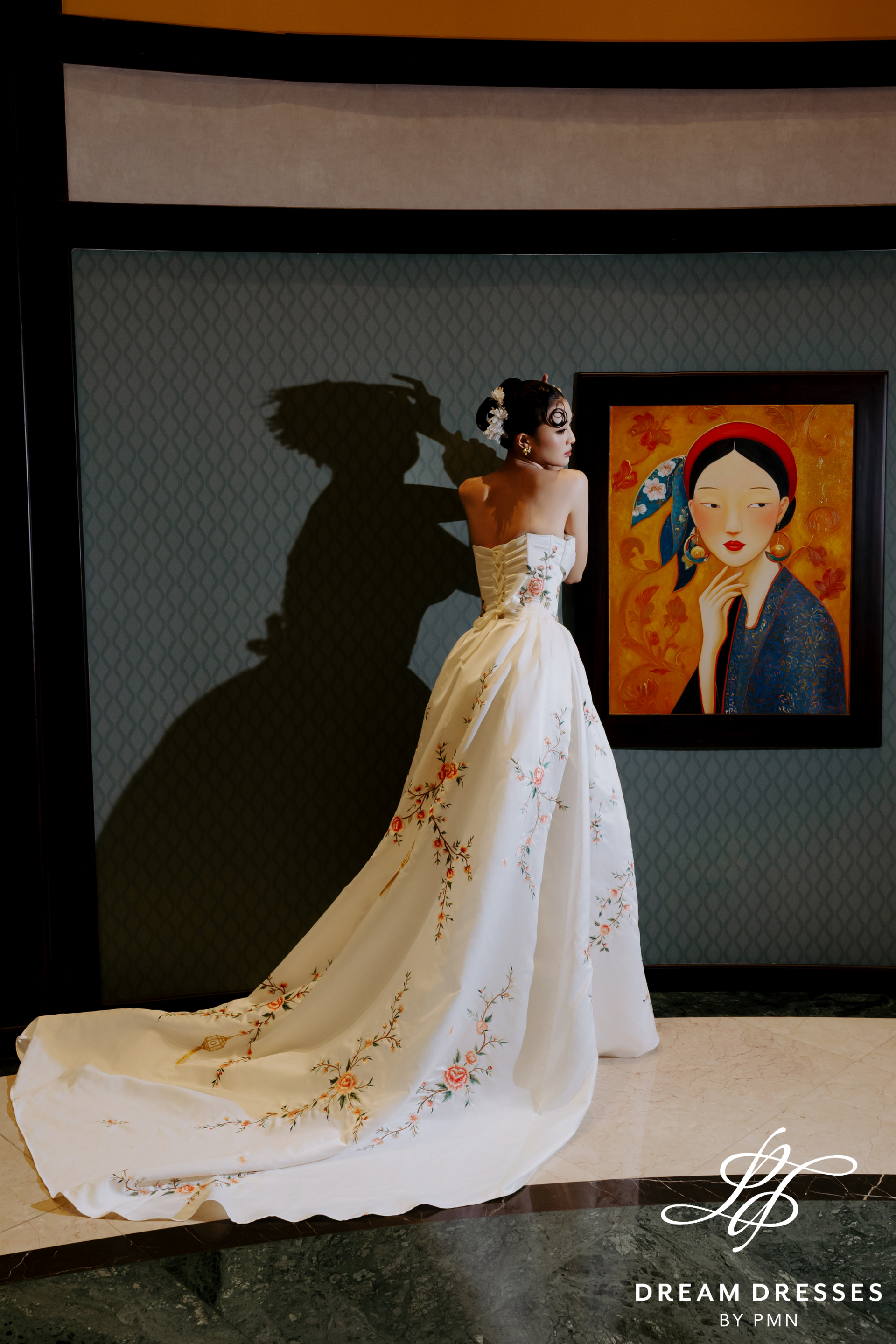 Asian-inspired Ball Gown Wedding Dress (#YIXUAN)