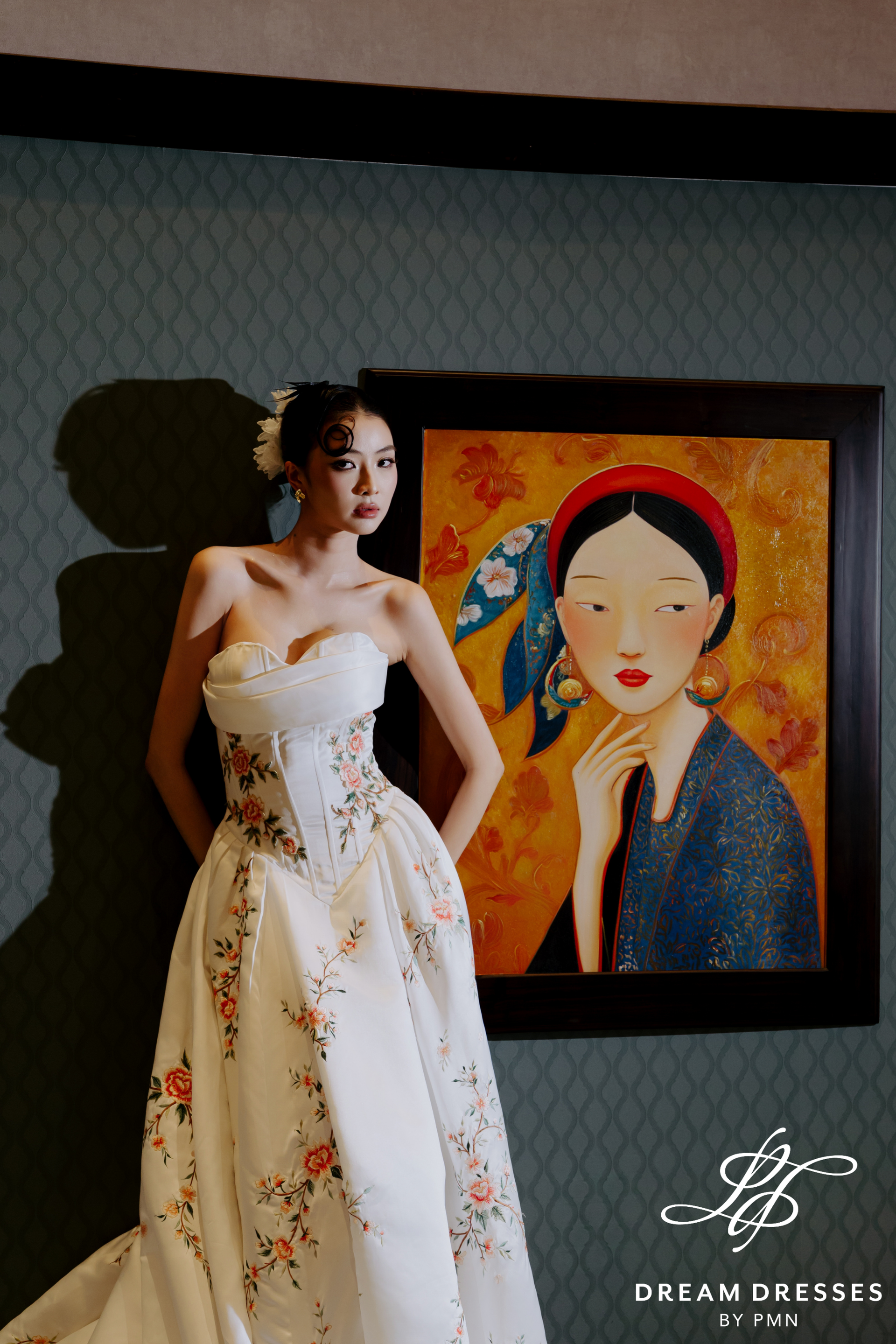 Asian-inspired Ball Gown Wedding Dress (#YIXUAN)