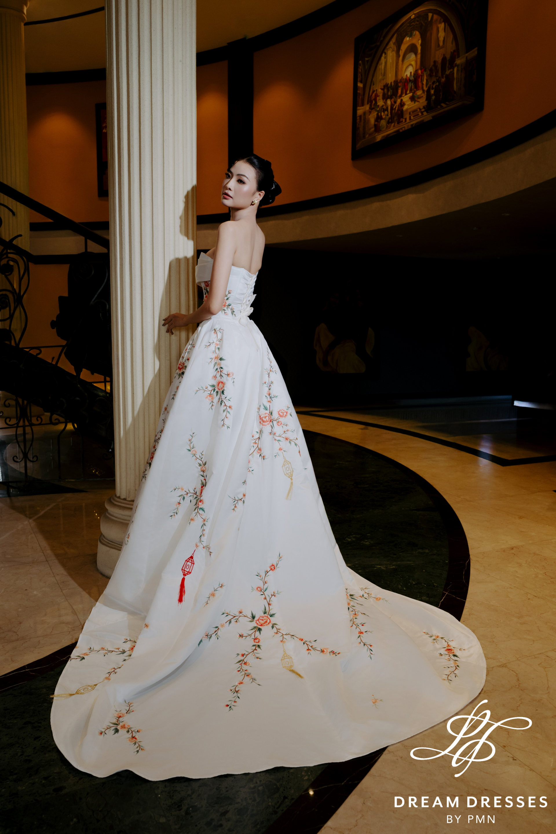 Asian-inspired Ball Gown Wedding Dress (#YIXUAN)
