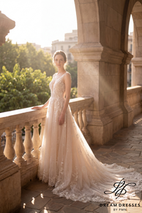 Váy cưới ren chữ A (#Lavinia)