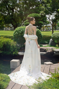Cheongsam-Inspired Ao Dai | Vietnamese Bridal Dress (#LIEU) - Dream Dresses by P.M.N.