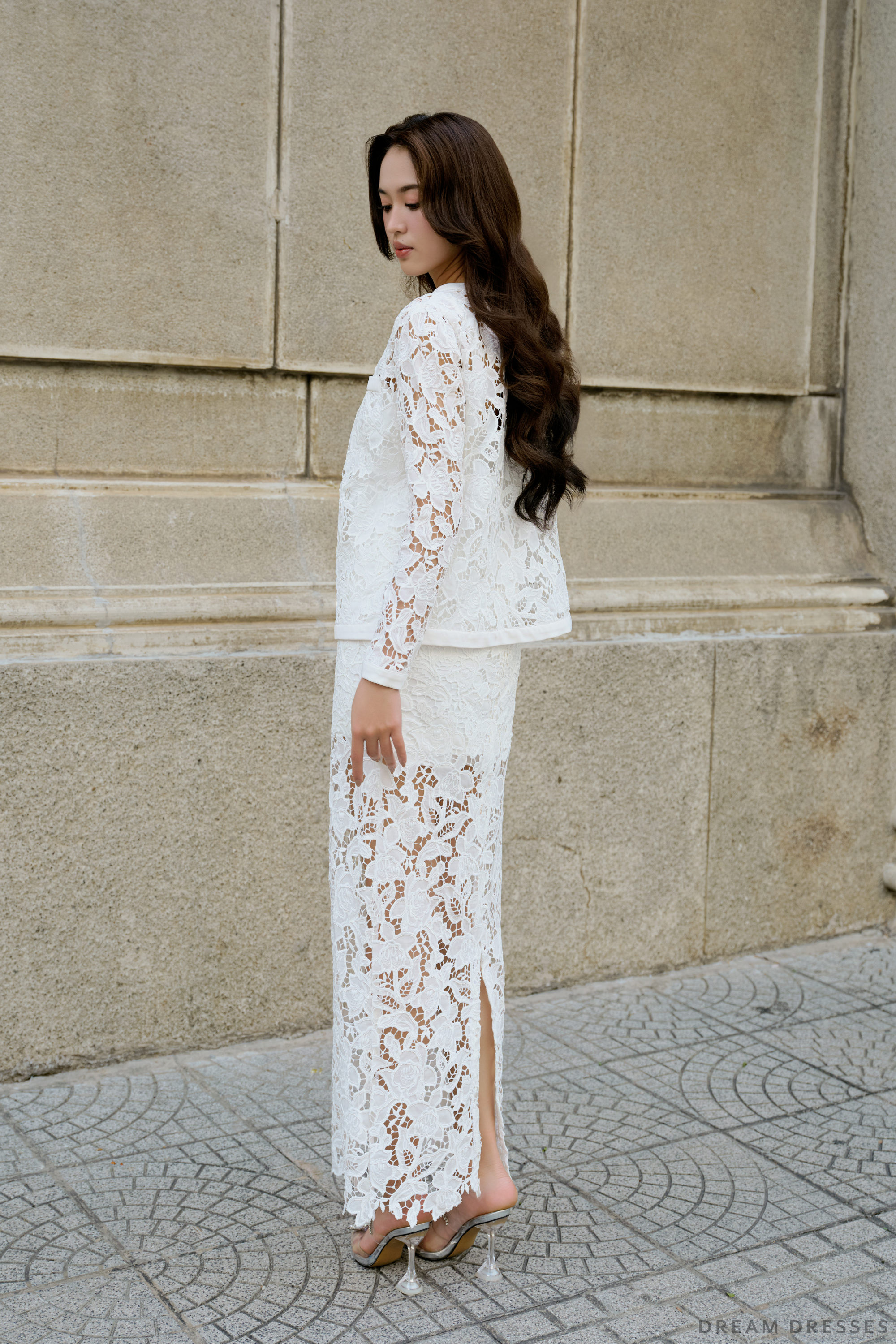 Rehearsal Dinner Lace Dress (#PANDORA)