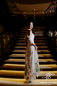 Áo Dài Cưới Lấy Cảm Hứng Từ Sườn Xám (#LIEU)