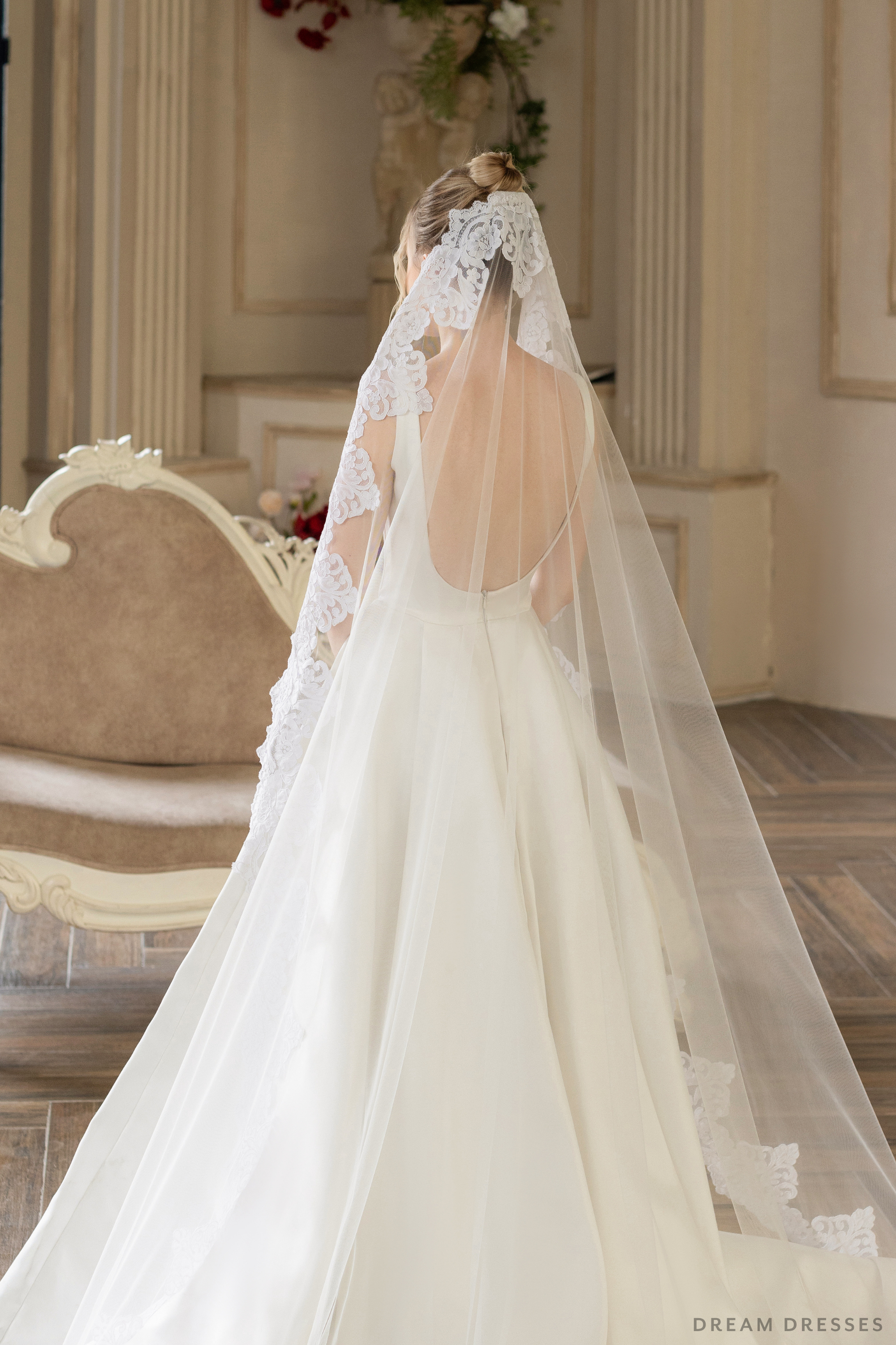 Mantilla Cathedral Wedding Veil (#JULEEN)