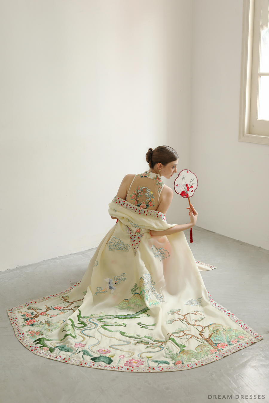 Cheongsam-Inspired Ao Dai | Vietnamese Bridal Dress (#KENZELL) - Dream Dresses by P.M.N.