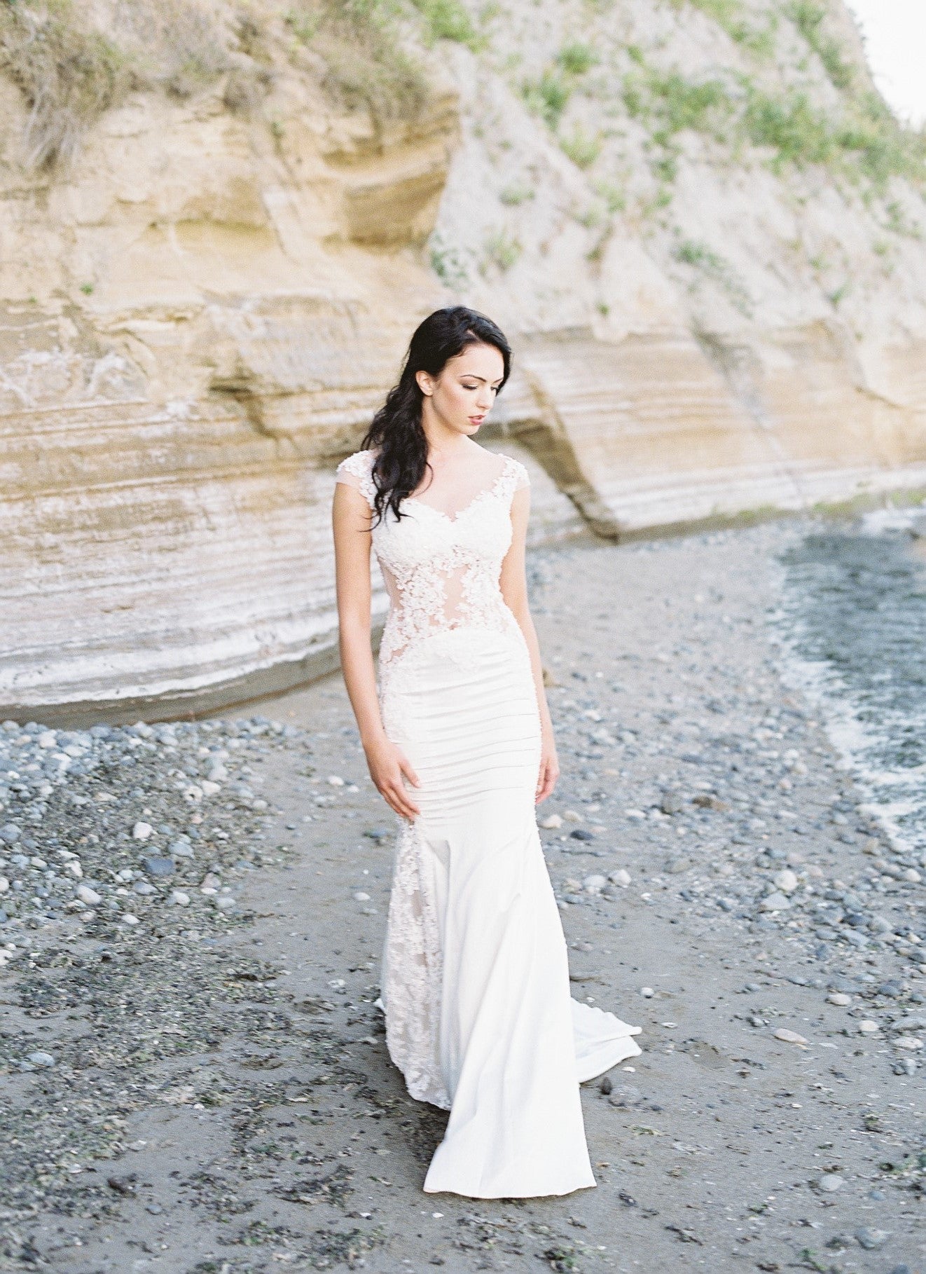 Sheath Lace Wedding Dress (Style #SS16314)