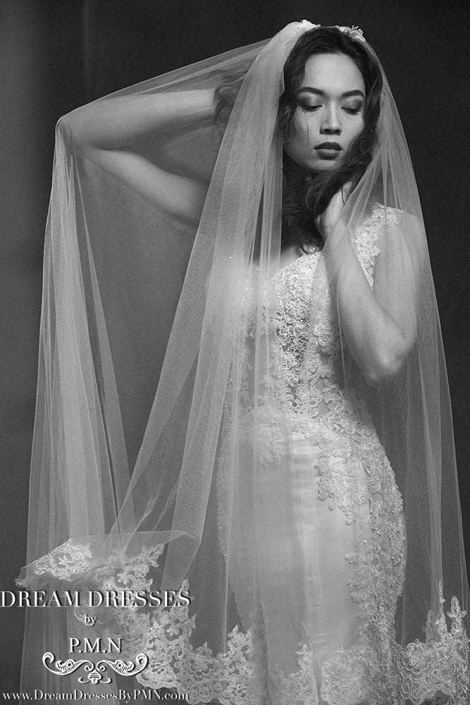 Sexy Sheath Lace Wedding Dress (Style #SS16314) - Dream Dresses by P.M.N
 - 4