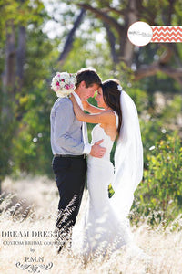 Custom Made Sweetheart Lace Mermaid Wedding Dress With Removable Straps (Style # Krystal PB120) - Dream Dresses by P.M.N
 - 3