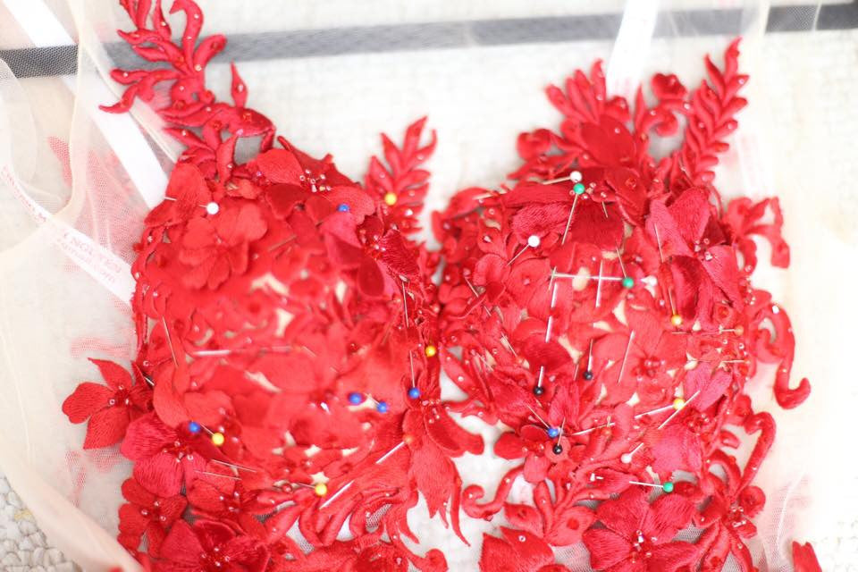 Red Ball Gown (Style Veronica #FW16101) - Dream Dresses by P.M.N
 - 2