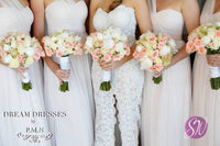 Split Wedding Dress With All Over Lace (Style # PB137) - Dream Dresses by P.M.N
 - 3