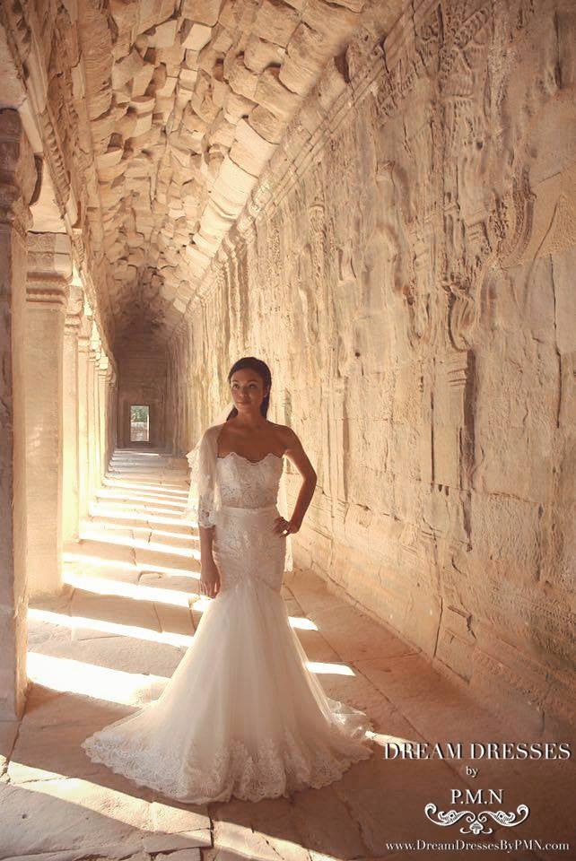 Strapless Mermaid Wedding Dress (#Christina) - Dream Dresses by P.M.N.