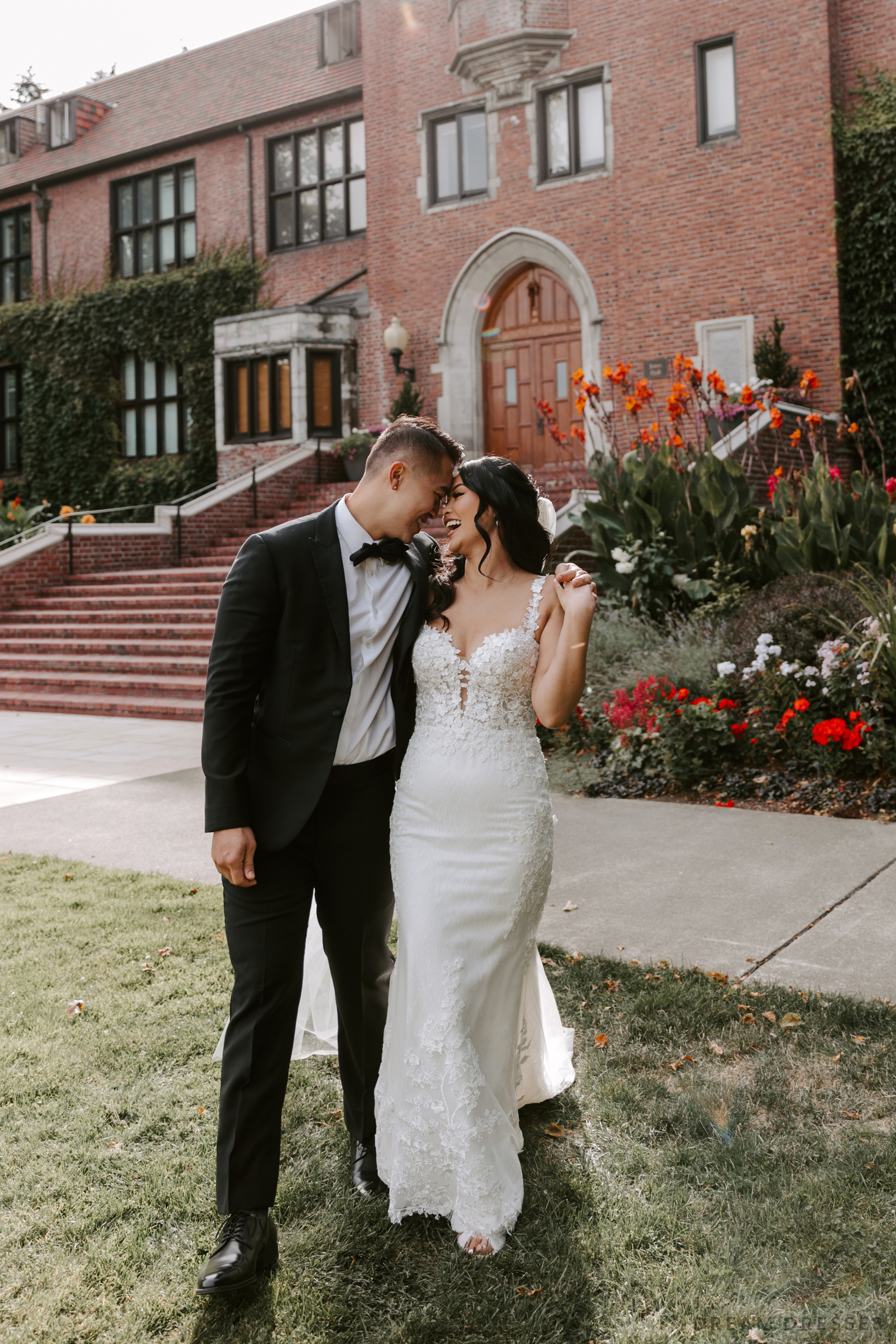 Lace Fit and Flare Wedding Gown (#MAY)