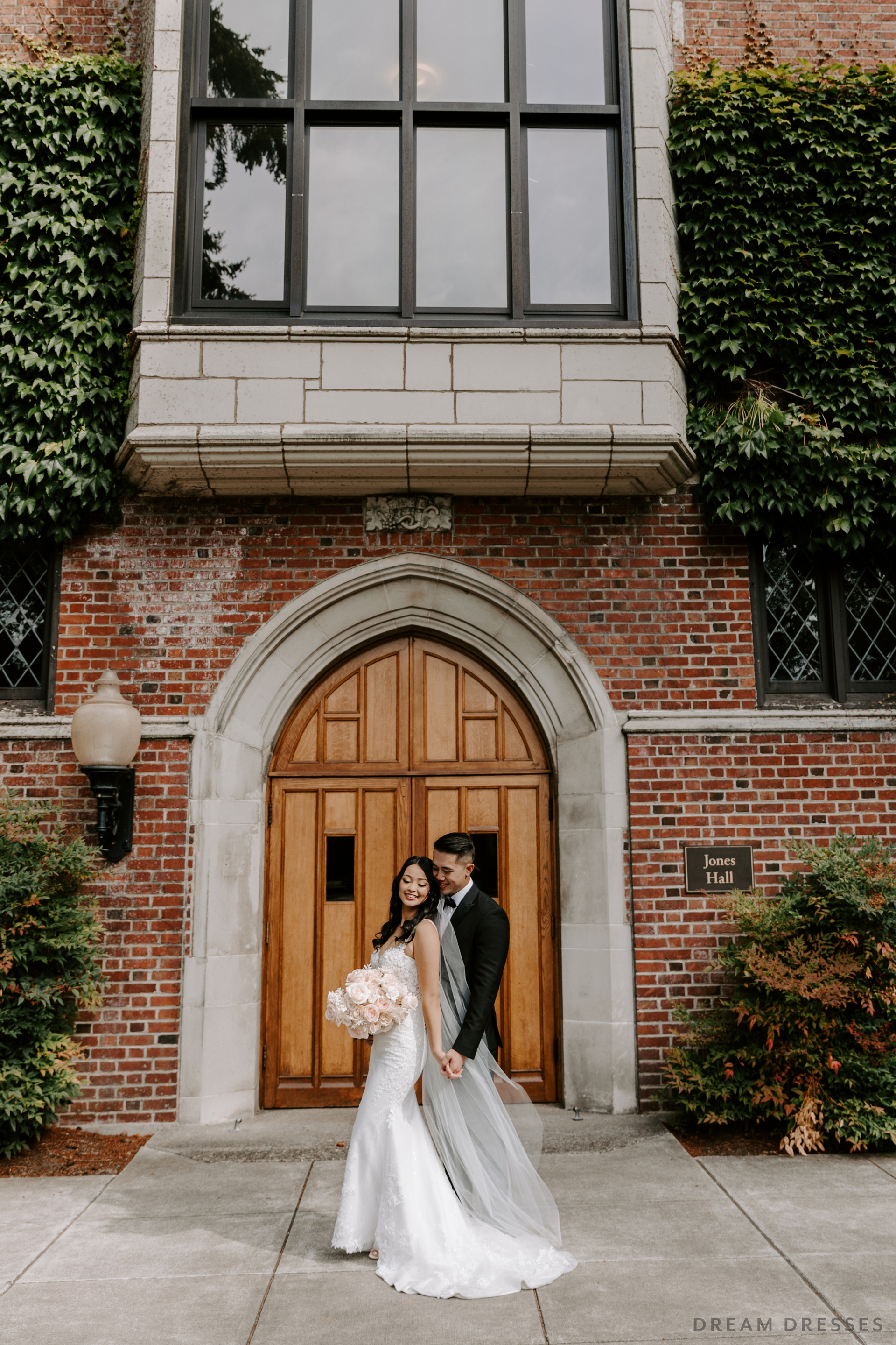 Lace Fit and Flare Wedding Gown (#MAY) - Dream Dresses by P.M.N.