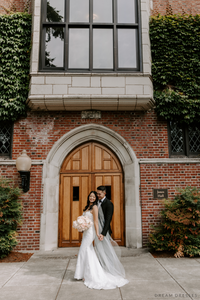 Lace Fit and Flare Wedding Gown (#MAY) - Dream Dresses by P.M.N.