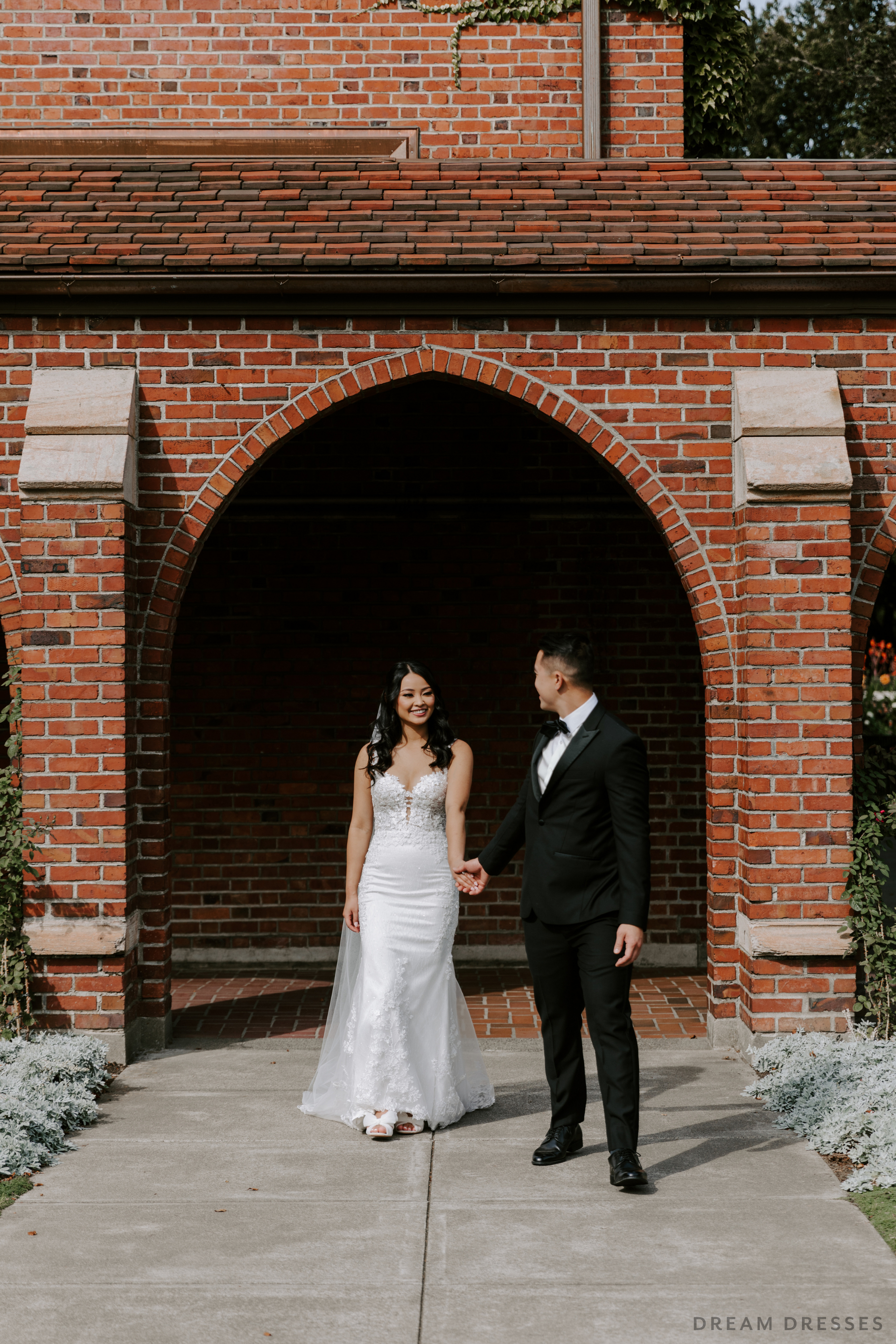 Lace Fit and Flare Wedding Gown (#MAY) - Dream Dresses by P.M.N.