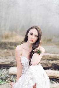 Custom Made Long Sleeve Beaded Lace Wedding Dress (Style # IngaLisa PB109) - Dream Dresses by P.M.N
 - 3