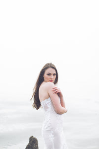 Custom Made Long Sleeve Beaded Lace Wedding Dress (Style # IngaLisa PB109) - Dream Dresses by P.M.N
 - 7