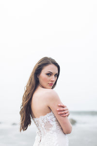 Custom Made Long Sleeve Beaded Lace Wedding Dress (Style # IngaLisa PB109) - Dream Dresses by P.M.N
 - 8