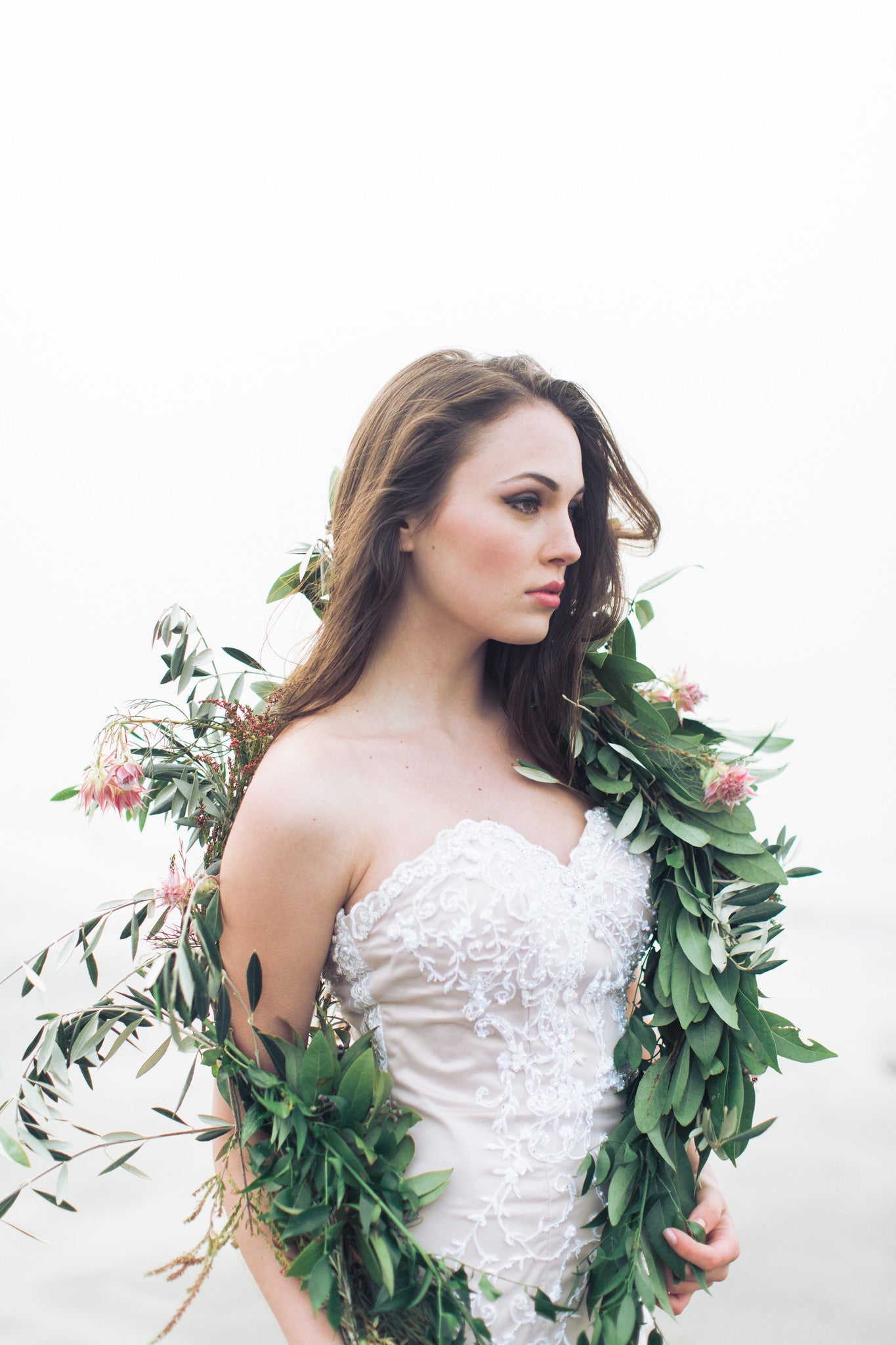 Custom Made Long Sleeve Beaded Lace Wedding Dress (Style # IngaLisa PB109) - Dream Dresses by P.M.N
 - 11