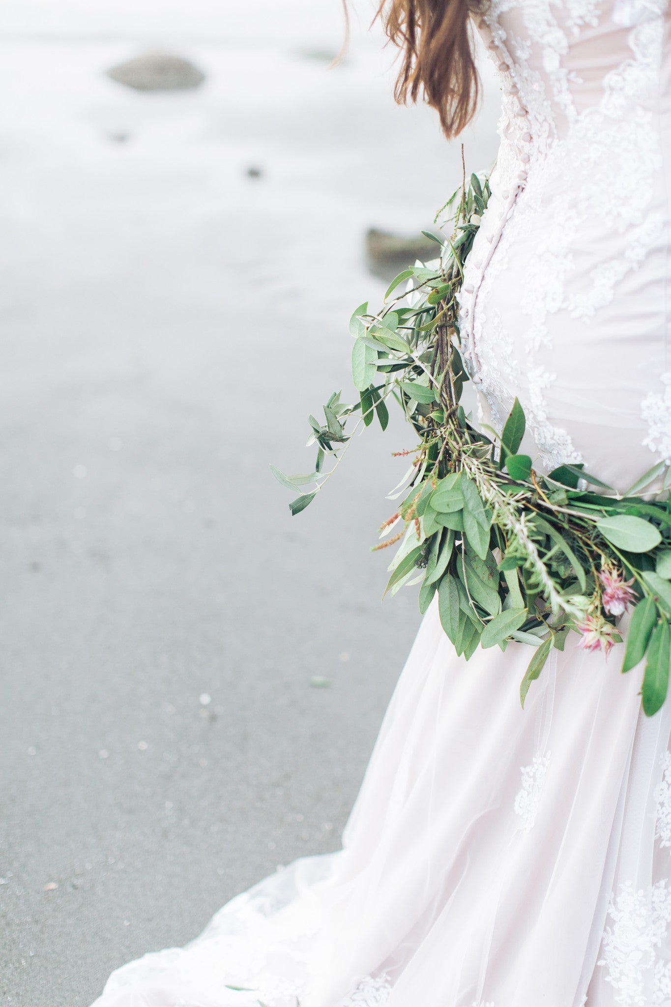 Sheath Beaded Lace Wedding Dress (# IngaLisa)