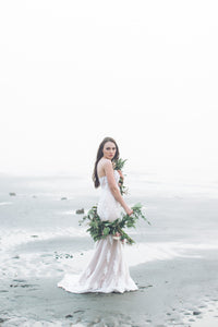 Custom Made Long Sleeve Beaded Lace Wedding Dress (Style # IngaLisa PB109) - Dream Dresses by P.M.N
 - 14
