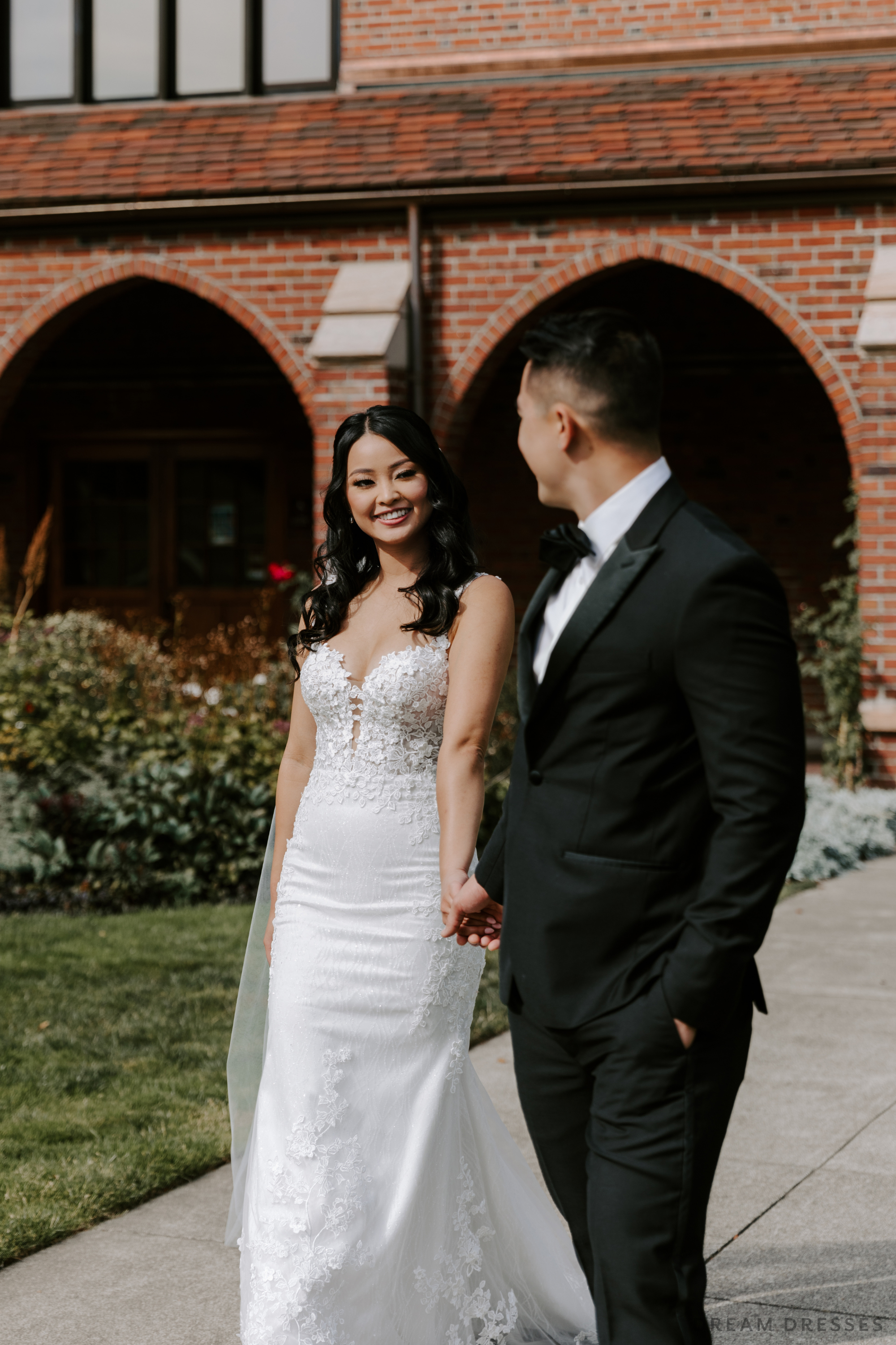 Lace Fit and Flare Wedding Gown (#MAY)