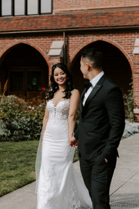 Lace Fit and Flare Wedding Gown (#MAY) - Dream Dresses by P.M.N.