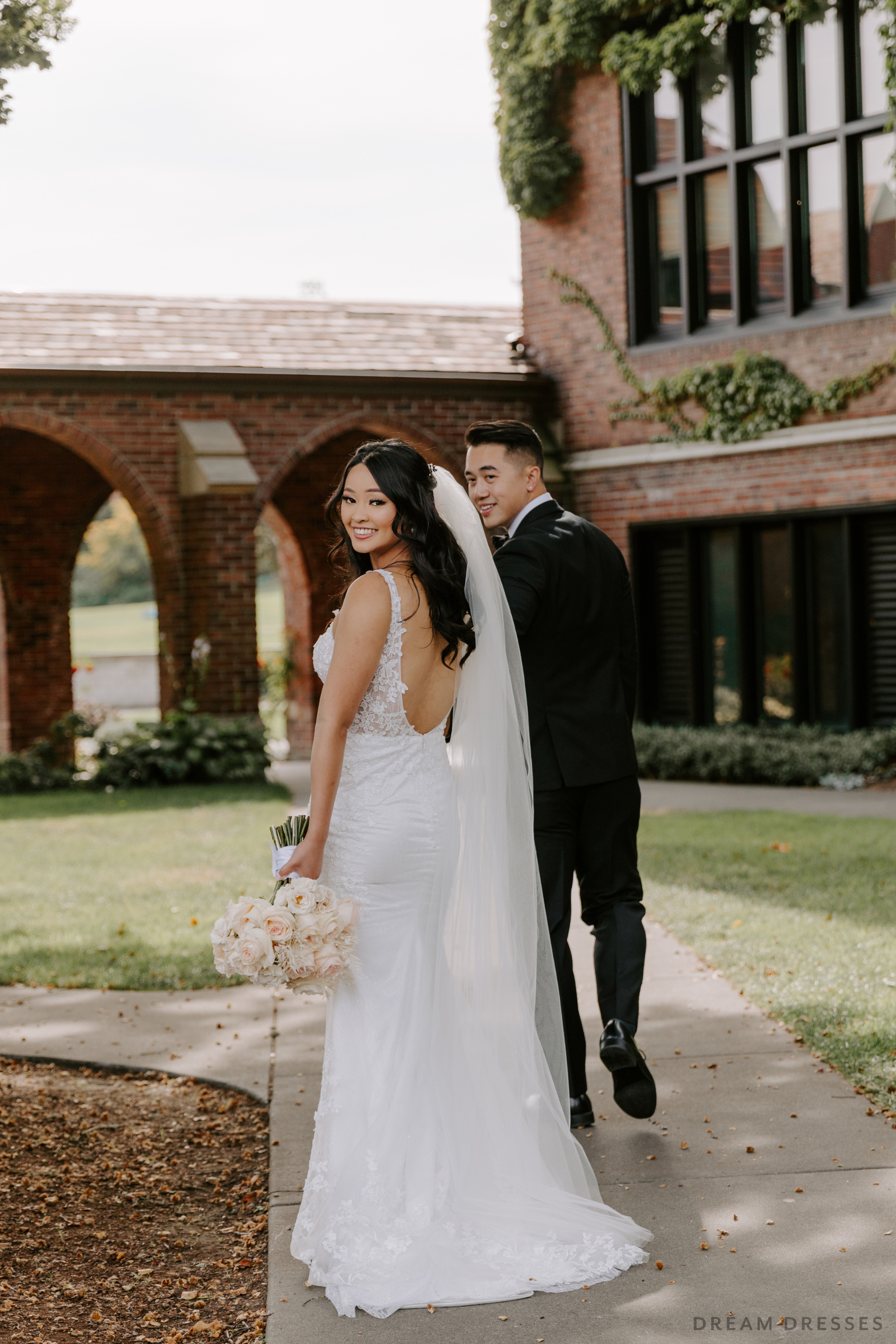 Lace Fit and Flare Wedding Gown (#MAY)