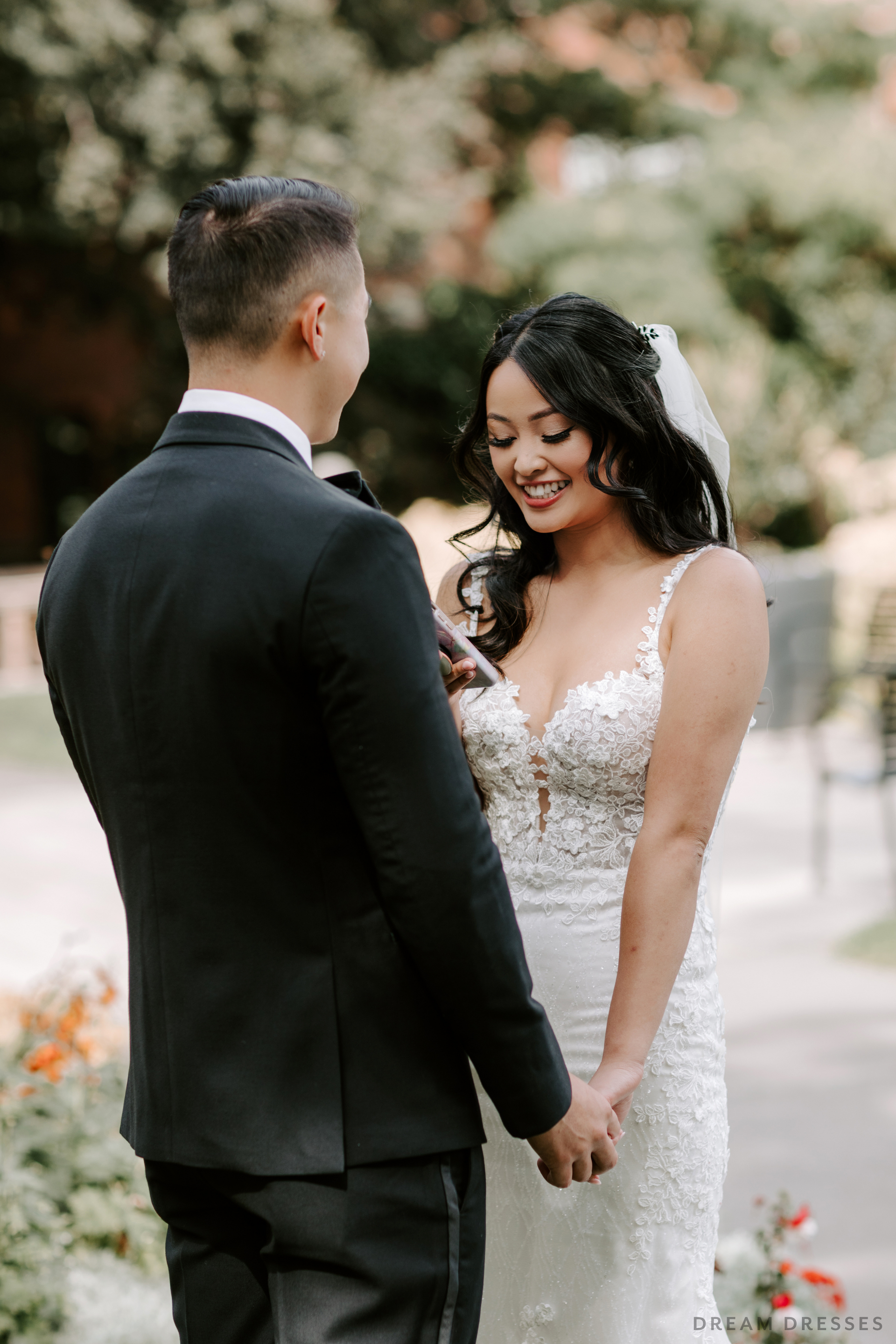 Lace Fit and Flare Wedding Gown (#MAY) - Dream Dresses by P.M.N.