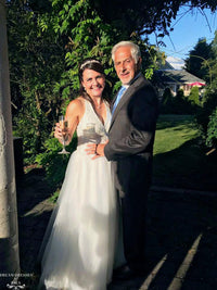 A-line Wedding Dress with Halter Neckline (#Brenda) - Dream Dresses by P.M.N.