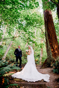 Lace Mermaid Wedding Dress (#ANASTASIA) - Dream Dresses by P.M.N.