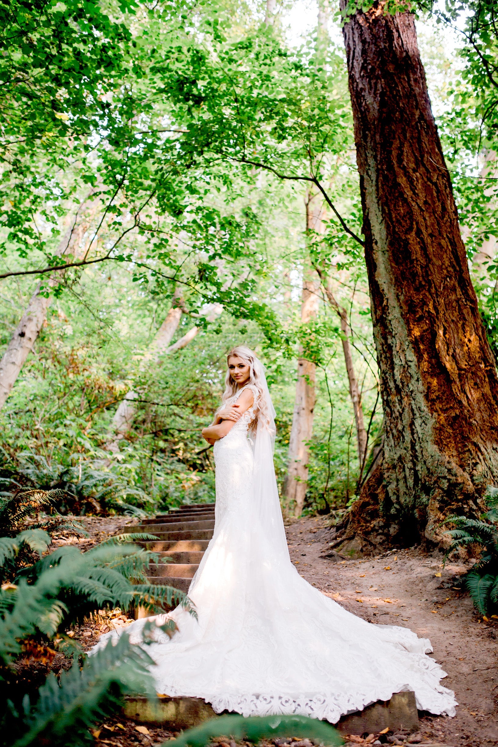 Lace Mermaid Wedding Dress (#ANASTASIA) - Dream Dresses by P.M.N.