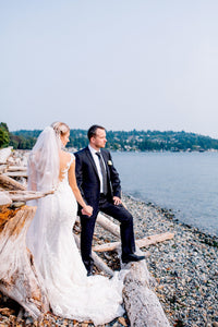 Lace Mermaid Wedding Dress (#ANASTASIA) - Dream Dresses by P.M.N.