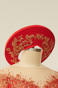 Ao Dai Hat | Vietnamese Bridal Hat (#CHIARA) - Dream Dresses by P.M.N.