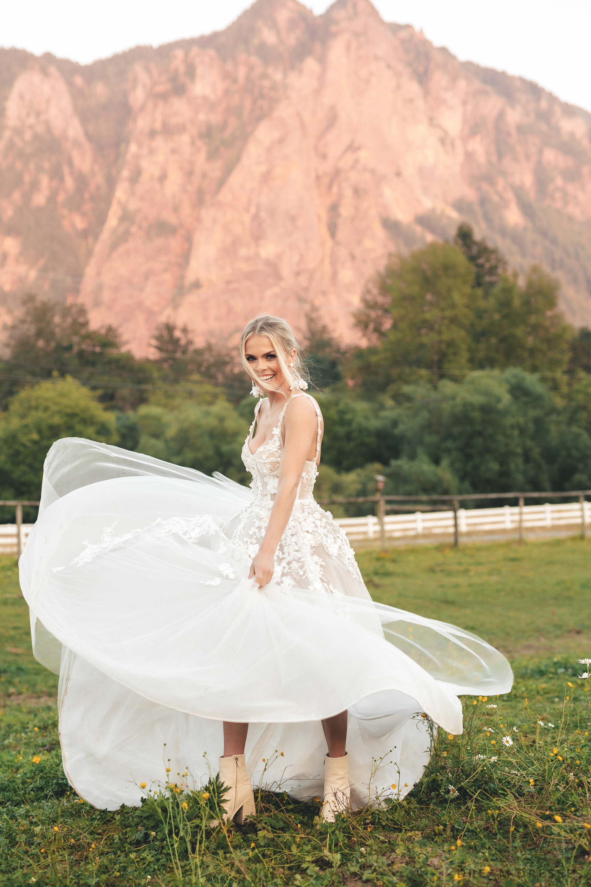 Couture A-line Wedding Gown (#ANNETTA) - Dream Dresses by P.M.N.