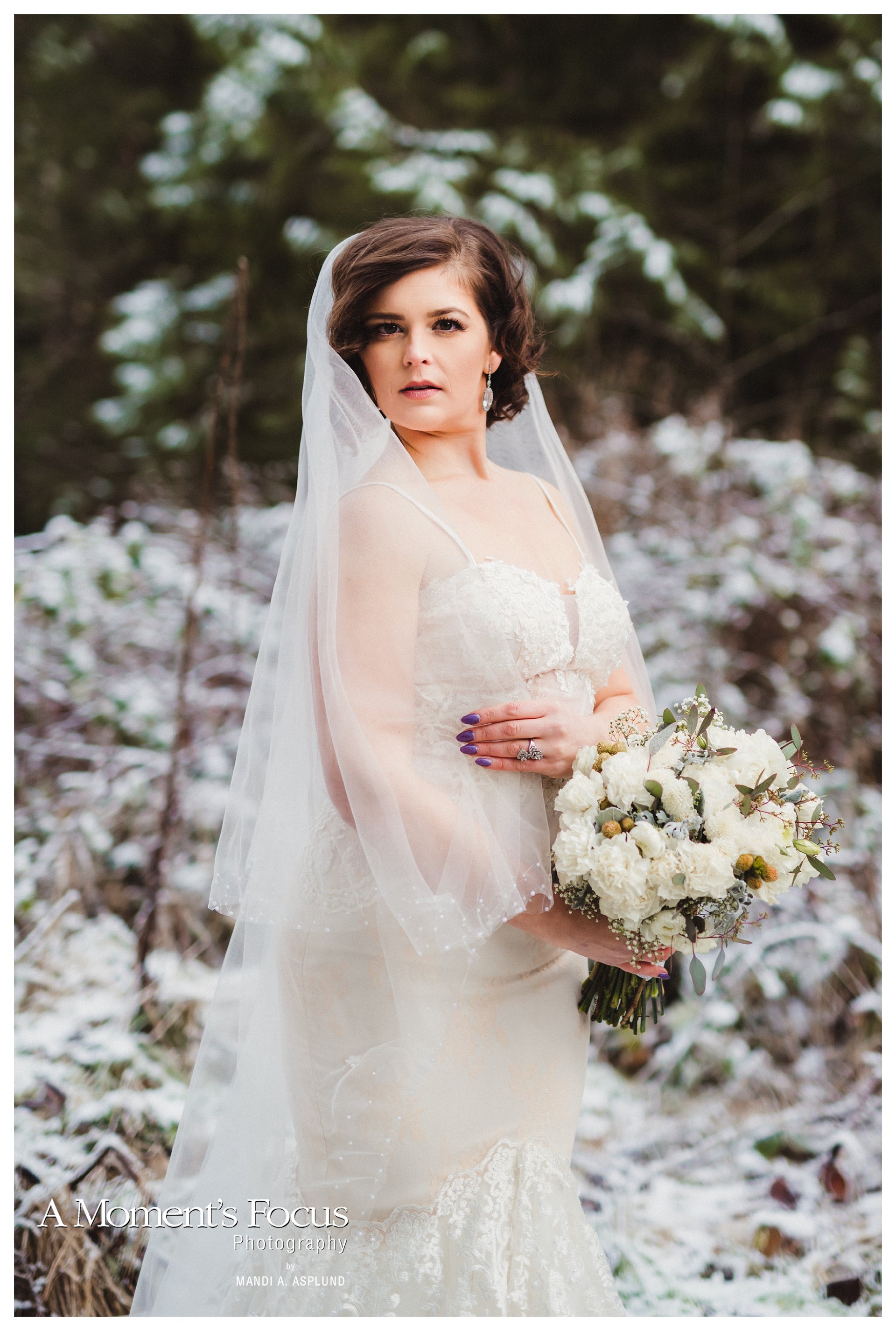 Two Tier Tulle Wedding Veil (#Rebekah) - Dream Dresses by P.M.N.