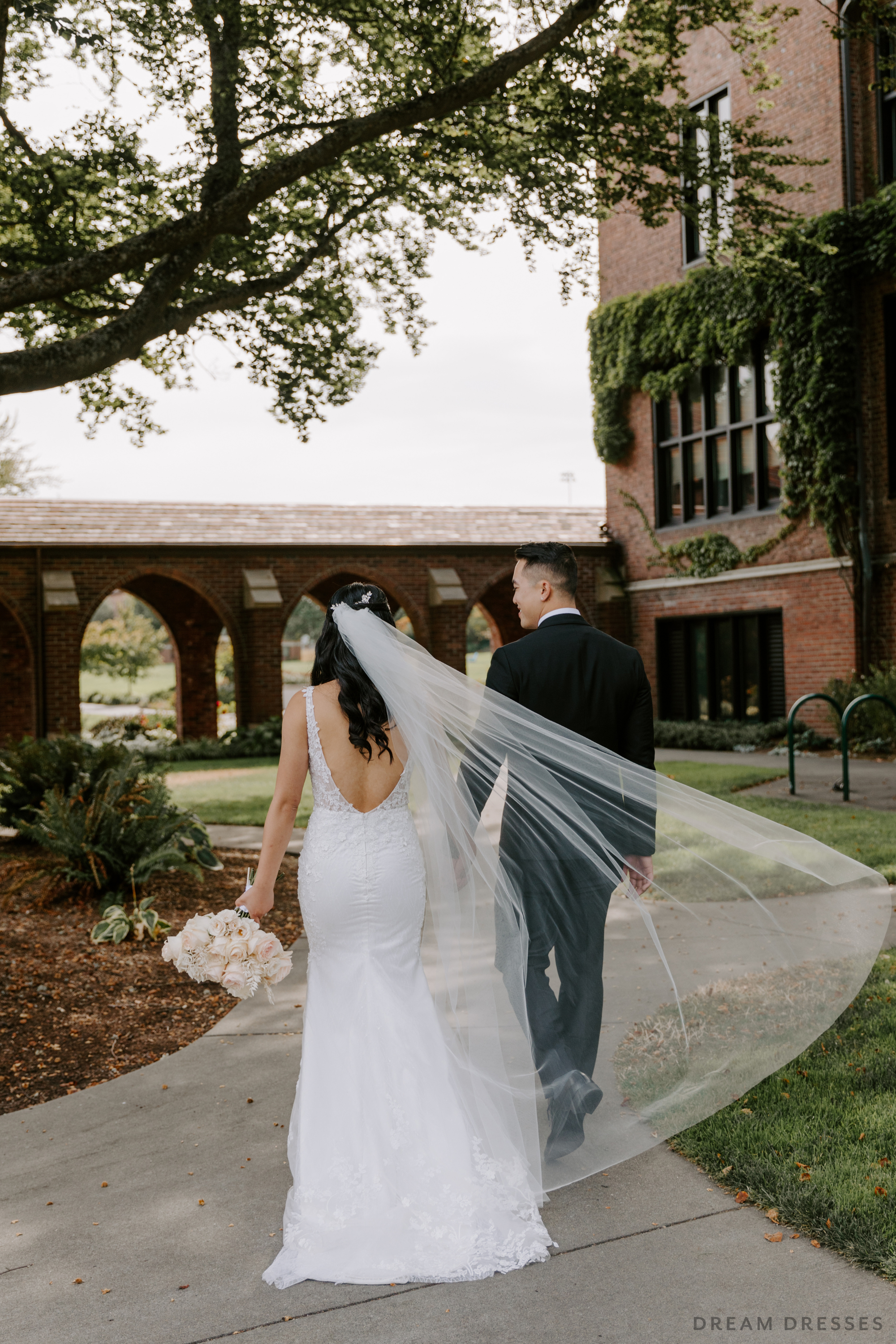 Lace Fit and Flare Wedding Gown (#MAY)