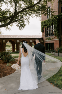 Lace Fit and Flare Wedding Gown (#MAY) - Dream Dresses by P.M.N.