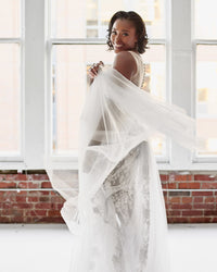 Lace illusion Bodice Wedding Dress (#Mabelle) - Dream Dresses by P.M.N
 - 4