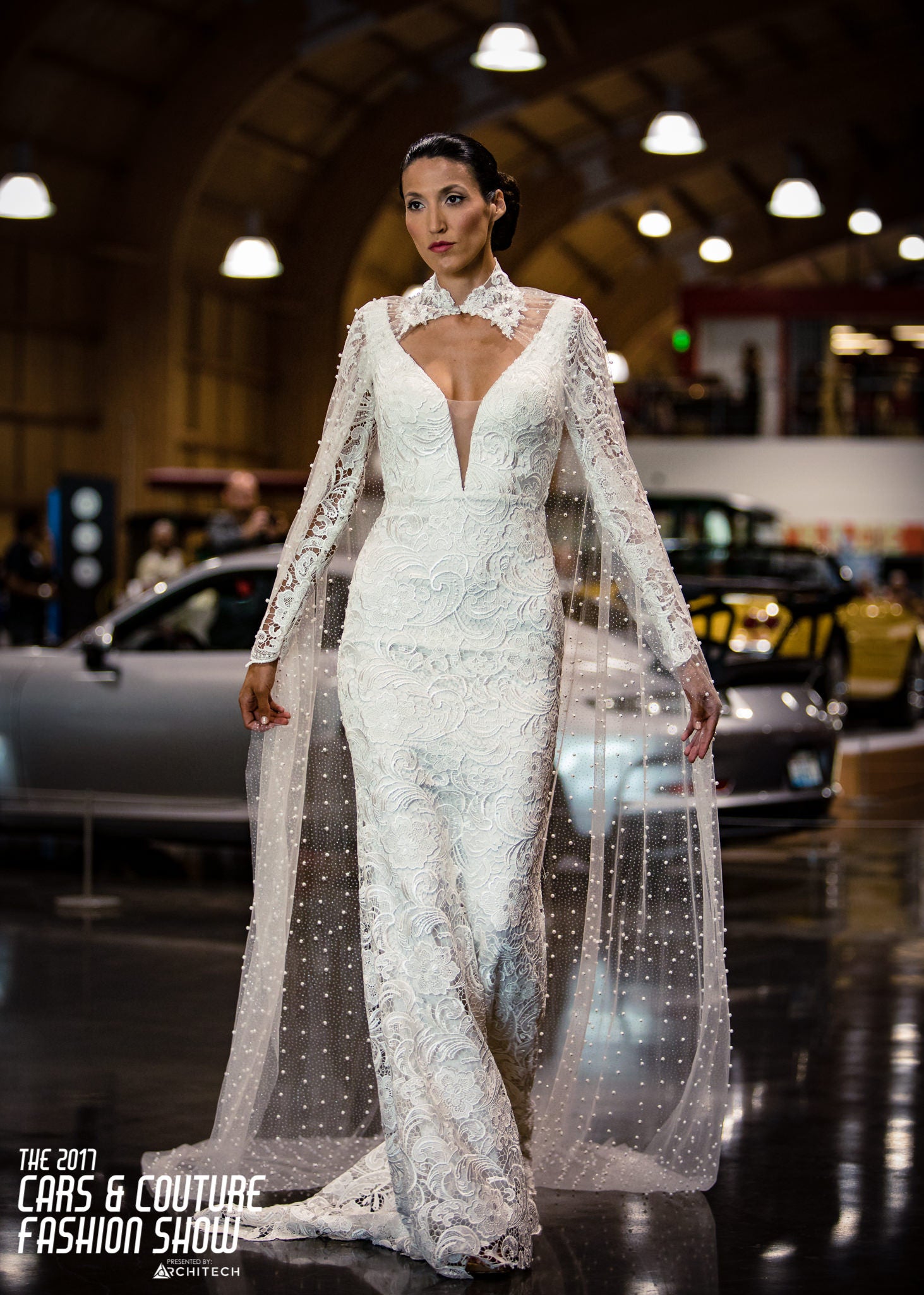 Cathedral Bridal Cape (#ITALA)