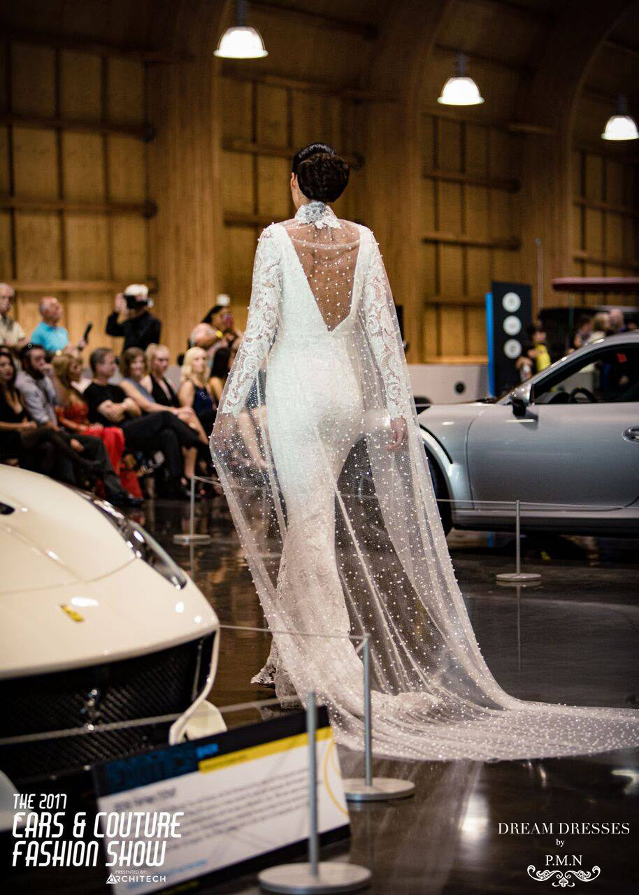 Long Sleeve Lace Wedding Dress (#Elise) - Dream Dresses by P.M.N.