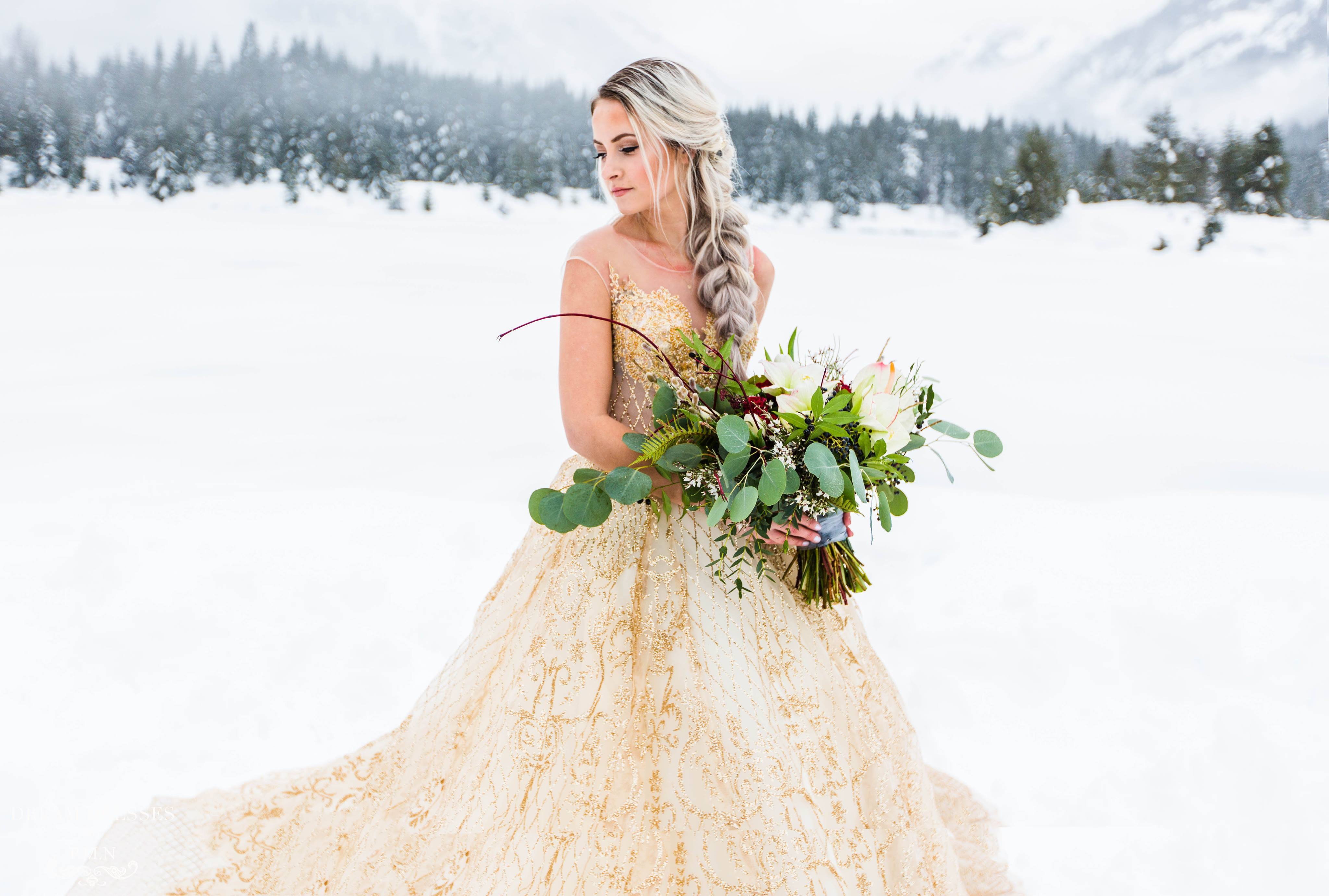 DreamDress By PMN Theia Gold Ball Wedding Dress Gown Illusion Neckline Embellishment Sheer Bodice Sleeveless Chapel Train Glitter | Size: Custom DreamDress By PMN Theia Gold Ball Wedding Dress Gown Illusion Neckline Embellishment Sheer Bodice Sleeveless Chapel Train Glitter | Size: Custom