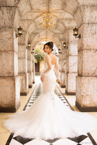 Removable Bridal Long Sleeves with Embellishments (#MARTHA) - Dream Dresses by P.M.N.