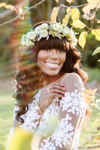 Nude Tulle Bridal Crop Top with White Lace (#MARENA) - Dream Dresses by P.M.N.