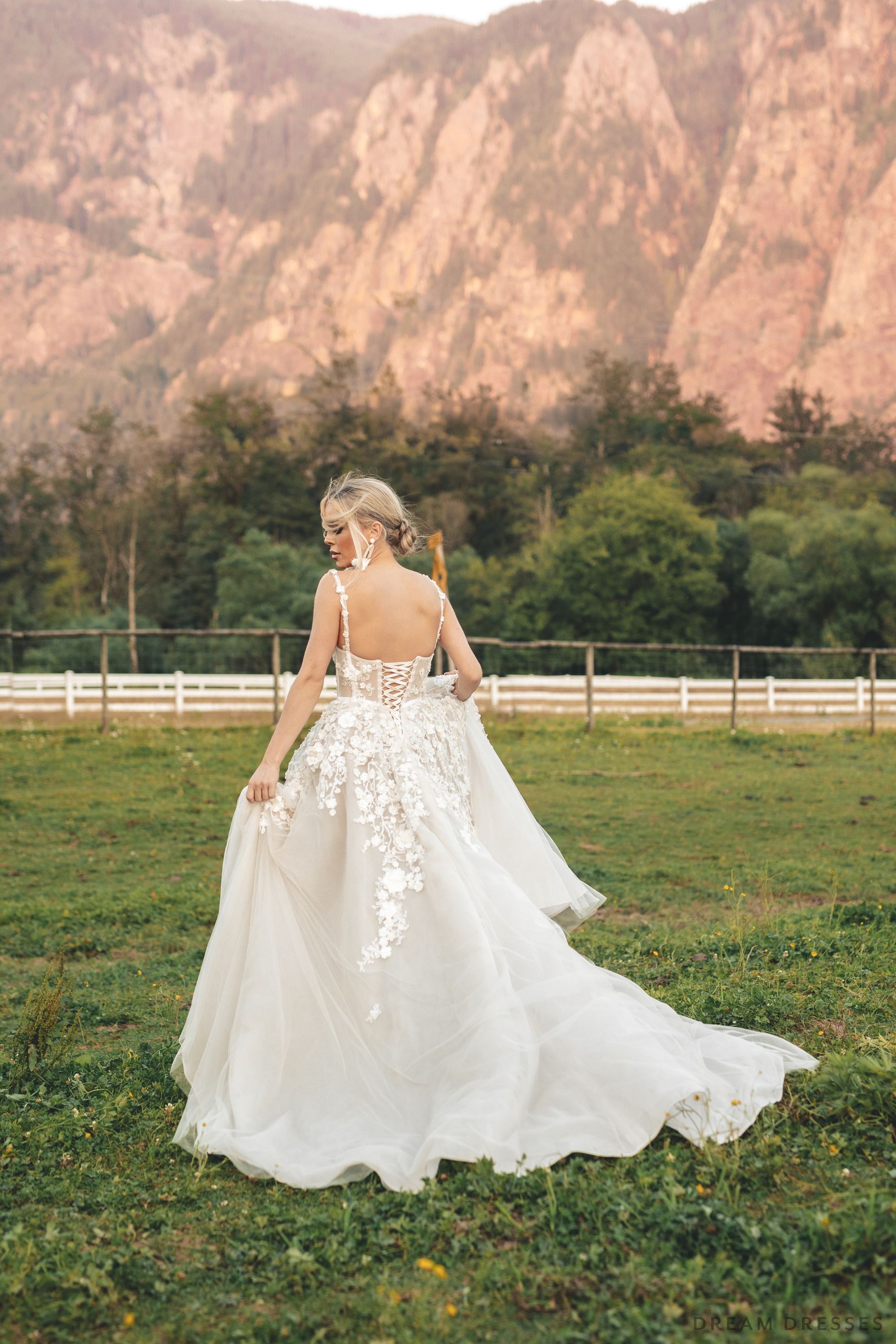 Couture A-line Wedding Gown (#ANNETTA)