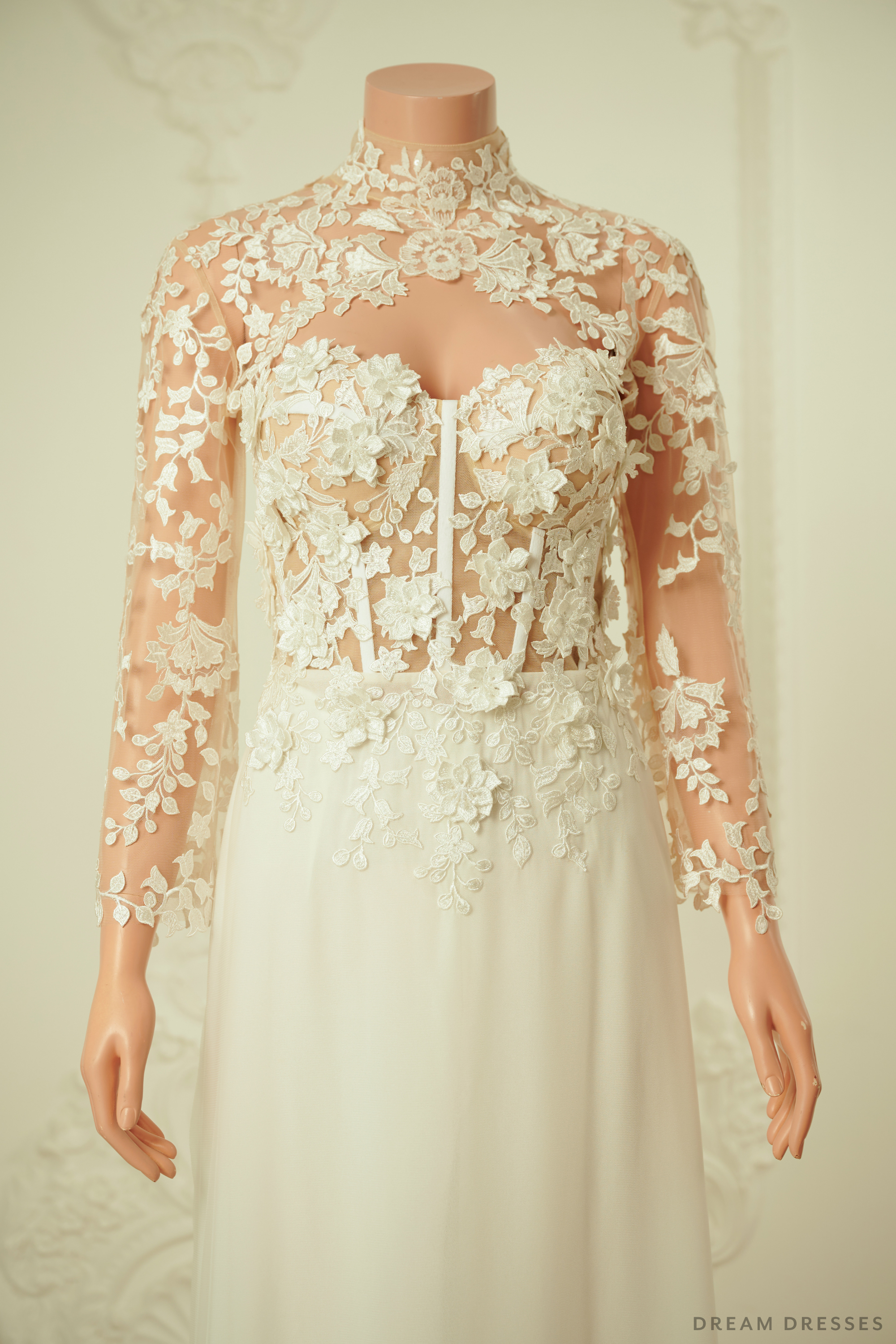 White Bridal Ao Dai | Modern Vietnamese Wedding Dress (#ELOISA)