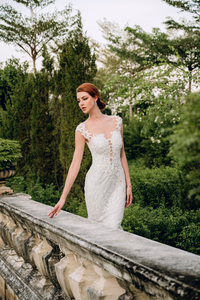 Lace Mermaid Wedding Dress (#ANASTASIA) - Dream Dresses by P.M.N.